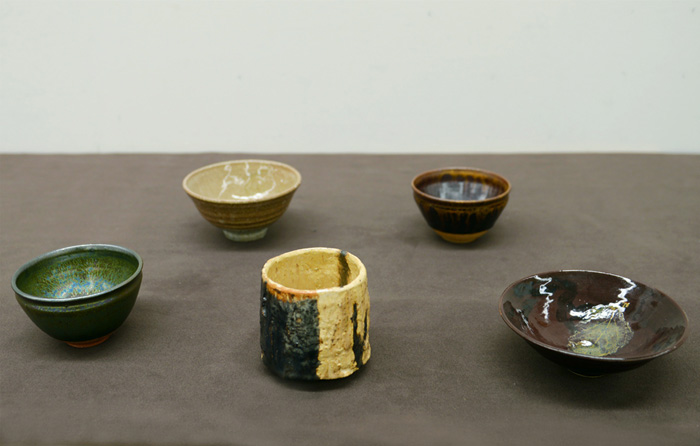 岡田　安正「茶盌5姿（5盌 ）」